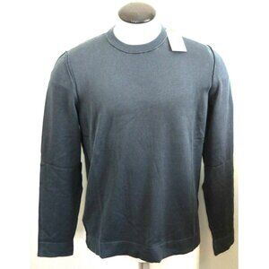 OOBE Brand Men's Austin Crew Neck Cotton Sweater True Navy Grey NWT